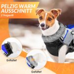 Nasjac Winter Hundemantel mit abnehmbarem Geschirr – Wasserdicht & warm für alle Grössen – Bild 5