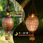 JOYCREATOR Solarlaterne 2er Set – IP65 Heissluftballon Design für Garten & Balkon – Bild 4