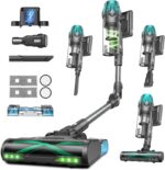 Vexilar V15Max Akku-Staubsauger mit Wischfunktion – 55 kPa Saugkraft, 60 Min Laufzeit