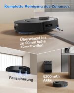 ECOVACS DEEBOT T30e Omni Saugroboter mit Wischfunktion – 25.000 Pa & OZMO Turbo 2.0 – Bild 6