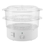 Classic Cuisine Elektro-Dampfgarer mit Timer – Multifunktionales Dampfgerät für gesunde Küche – Bild 8