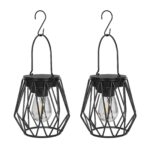 2er Set Solarleuchten mit Retro-Design – IP65 Wasserdicht, Warmweiss für Garten & Balkon – Bild 7