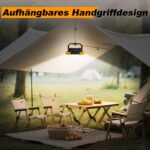 Edasion 30W LED Akku Strahler 2000 Lumen – Wiederaufladbarer Baustrahler mit USB-Powerbank (2er Set) – Bild 6