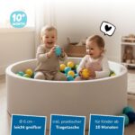 alldoro Bällebad Bälle Ø 6 cm – 100 Spielbälle für Kinder ab 10 Monaten – Bild 2