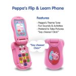 Peppa Pig Flip & Learn Handy – Interaktives Lernspielzeug für Kleinkinder ab 18 Monaten – Bild 5
