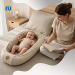 Totsy Baby Babynest 90x50 cm – Wärmenestchen aus Baumwolle & Minky für Neugeborene – Bild 6