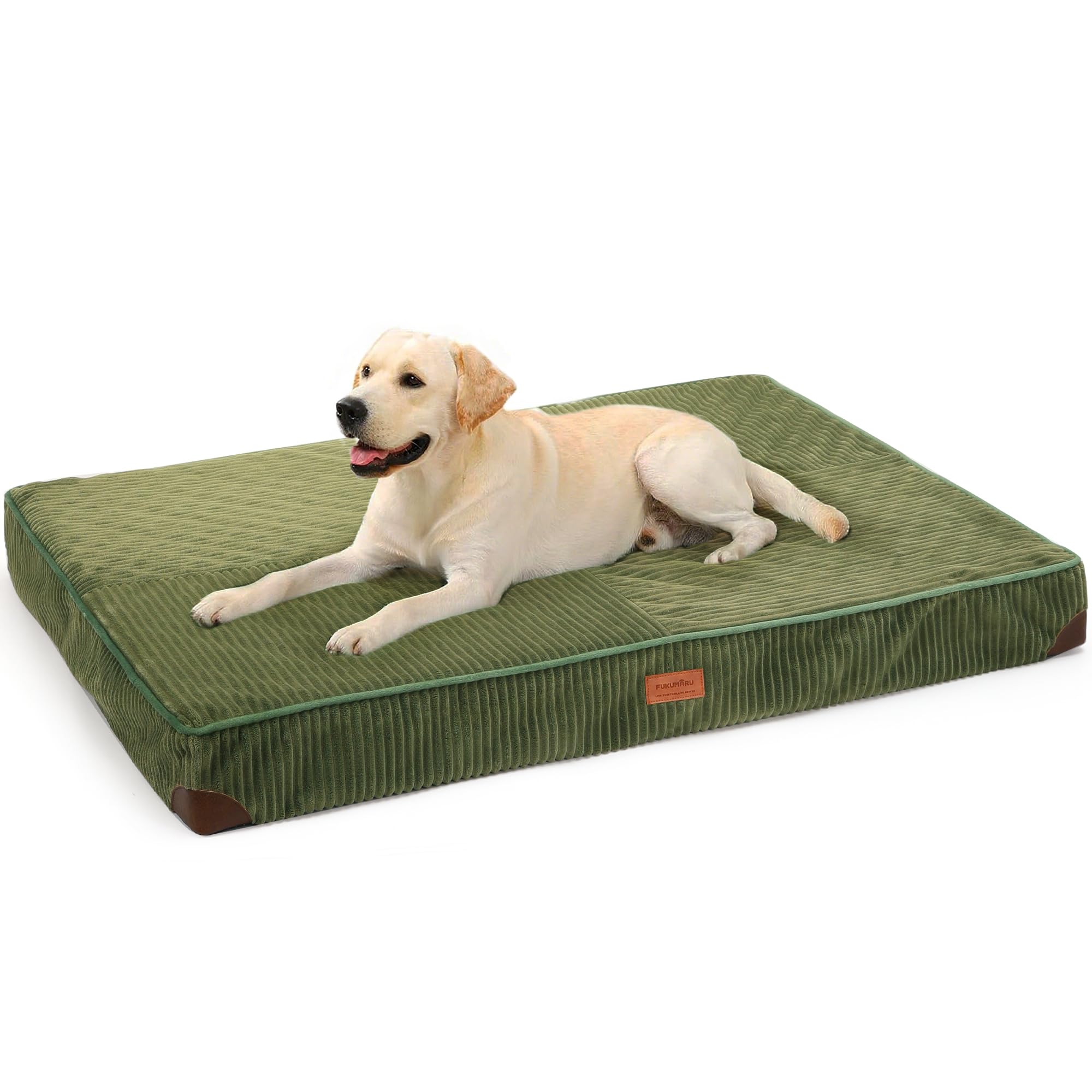 FUKUMARU Orthopädisches Hundebett 107x76 cm – Premium Hundematte für grosse Hunde