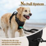 rabbitgoo Hundegeschirr Grösse L – Anti-Zug mit Griff für grosse Hunde – Bild 6