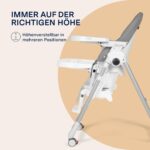 Peg Perego Prima Pappa Follow Me Ice – 7in1 Hochstuhl & Babyliege mit Rollen – Bild 4
