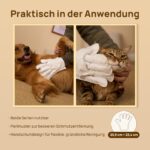 HICC PET Reinigungshandschuhe – 20 Feuchttücher mit Kokosöl für Hunde & Katzen – Bild 8