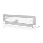 Moby-System Klappbares Bettschutzgitter 150x42 cm – Sicherer Rausfallschutz mit Gurten