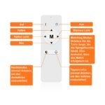 Karrong LED Spiegelleuchte 40cm mit Fernbedienung – Dimmbar 3 Farbtemperaturen IP44 – Bild 6