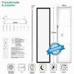 Oraymin LED Deckenpanel 120x30 cm – 40W Dimmbar mit Fernbedienung & Speicherfunktion – Bild 9