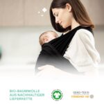 KOALA BABYCARE Cuddle Band 2.0 – Elastisches Babytragetuch bis 15 kg für Neugeborene – Bild 5