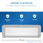Reer ByMySide Bettgitter 150x50 cm – Rausfallschutz für Kinderbetten 180-210 cm – Bild 4