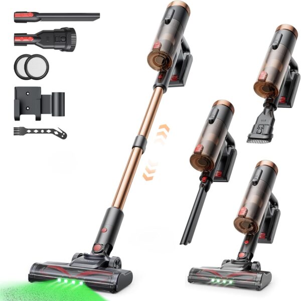 Proscenic P11 Ultra+ Akkustaubsauger 50kPa – Kabelloser Staubsauger für Tierhaare & Hartböden