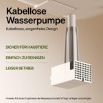 PETLIBRO Dockstream Katzenbrunnen Kabellos – Batteriebetrieben mit Bewegungsmelder & 5000mAh Akku – Bild 7