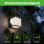 LUTEC Doblo LED Außenwandleuchte 19,1W Aluminium Anthrazit – IP54 wetterfest – Bild 4