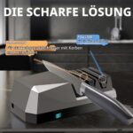 Fesatccoz Elektrischer Messerschärfer 3 Stufen – Profi-Schärfsystem mit Diamantscheiben – Bild 5