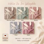 DIKOS SCHMUSE-Hase 2-in-1 Babydecke – Bio-Baumwolle mit GOTS & OEKO-TEX für Neugeborene – Bild 7