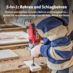 WALTER Schlagbohrmaschine 910 W – Drehzahlregelung & Tiefenanschlag für Profis – Bild 6