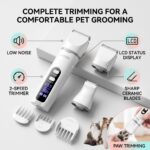 JIUWIIL 4-in-1 Hundeschermaschine mit LCD-Display – Profi-Fellpflege für Hunde & Katzen – Bild 3