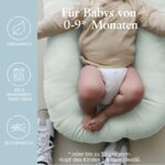 snuggle me® Babynest 0-9 Monate – Premium Babynestchen aus Bio-Baumwolle mit Reisetasche – Bild 4