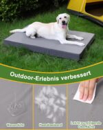 Favodormir Orthopädisches Hundebett 104x68cm – Wasserdichtes Kunstleder für grosse Hunde – Bild 2