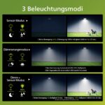 Philips Solar-Aussenleuchte mit Bewegungsmelder 1000LM – 3 Modi für Garten & Eingang (2er Set) – Bild 3