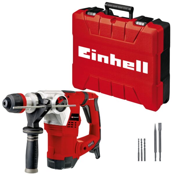 Einhell Bohrhammer TE-RH 32 4F Kit – 1250 W Profi-Bohrhammer mit SDS-Plus für Beton