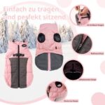 Savlot Wasserdichter Hundemantel mit Fleecefutter – Winterjacke für kleine bis grosse Hunde – Bild 5