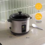 Tristar Reiskocher 1,5 L mit Dampfgaraufsatz – Edelstahl & Warmhaltefunktion – Bild 2