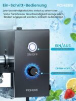 FOHERE Gewerbliche Schnee-Eismaschine 80kg/24h – Bingsu-Maker mit Selbstreinigung – Bild 8