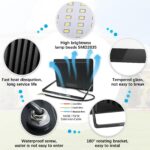 100W LED Strahler Aussen 10000LM Kaltweiß – Superheller Fluter mit IP66 für Garten & Garage – Bild 3