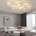 LED Deckenleuchte Ø80cm Weiß – Dimmbar mit Fernbedienung & Memory-Funktion für Wohnzimmer – Bild 6
