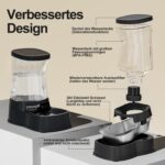 Gardner Pet 3.85L Gravitations-Wasserspender mit Edelstahlnapf – Stromloses Trinksystem für Katzen & Hunde – Bild 3
