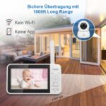 VTech VM924 Video-Babymonitor – 5" LCD-Display mit Nachtsicht & 300m Reichweite – Bild 5