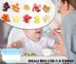 ARSUK Babynahrungsbehälter 120ml – Auslaufsichere Gefrierdosen für Beikost & Muttermilch – Bild 10