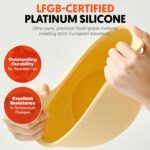 Firgi Mikrowellen-Reiskocher Low Carb 2-3 Tassen – Platin-Silikon Reiskocher Cremeweiss – Bild 6