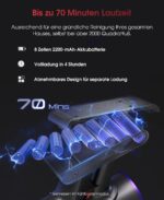 UNINELL HOME Akku Staubsauger Kabellos mit Anti-Tangle-Bürste – 1.6L für Tierhaare – Bild 3
