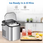 JustSmart Eiswürfelmaschine 120W – 9 Eiswürfel in 6 Minuten für Zuhause & Gewerbe – Bild 2