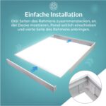 LUXULA LED Deckenleuchte 120cm – 3600lm Neutralweiß Panel für Wohnzimmer & Büro – Bild 6