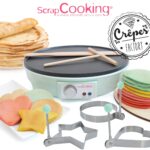 ScrapCooking Crêpes Maker Ø28 cm – Elektrische Crêpe-Maschine mit Antihaftplatte & Zubehör – Bild 8