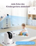 Comfyer BM01 Babyphone mit 7" HD Split-Screen & 1080P Kamera – Sichere Überwachung ohne WLAN – Bild 5