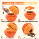 LIFLIX Schleckball für Hunde zum Einfrieren – Interaktives Beschäftigungsspielzeug für grosse Hunde – Bild 4