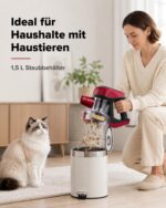Vexilar C8 Stielstaubsauger mit Kabel – 60 kPa Saugkraft für Tierhaare & Hartböden – Bild 5