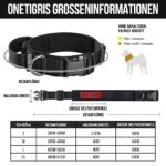 OneTigris Taktisches Hundehalsband M mit Metallschnalle – Robustes Nylonhalsband für Hunde – Bild 2