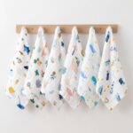 Maliton 6er Set Baby Mullwindeln 70x70cm – 100% Baumwolle Spucktücher für Neugeborene – Bild 4