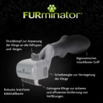 FURminator verstellbarer Entfilzer – Sichere Knottenentfernung für Hunde & Katzen – Bild 3