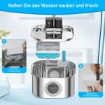 NautyPaws Katzenbrunnen Filter 3.2L – Aktivkohle & Ionenschwamm für sauberes Trinkwasser – Bild 2